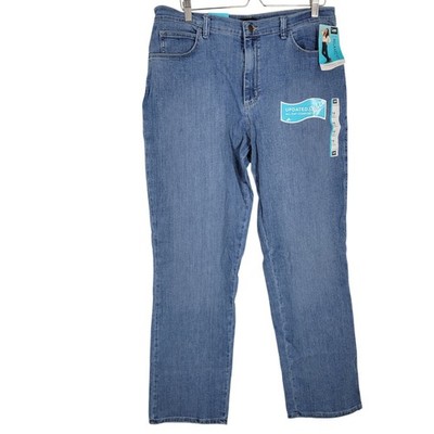 NWT Lee Relaxed Fit Straight Leg Jeans size 14L Long blue Mom Jeans normcore