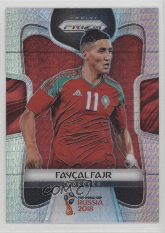 2018 Panini Prizm World Cup Hyper Prizm Faycal Fajr #249 1s8
