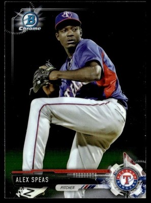 2017 Bowman Chrome Prospects Alex Speas Texas Rangers #BCP68