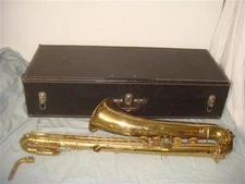 Buescher Aristocrat Baritone Saxophone, Lacquer, With Hard Case