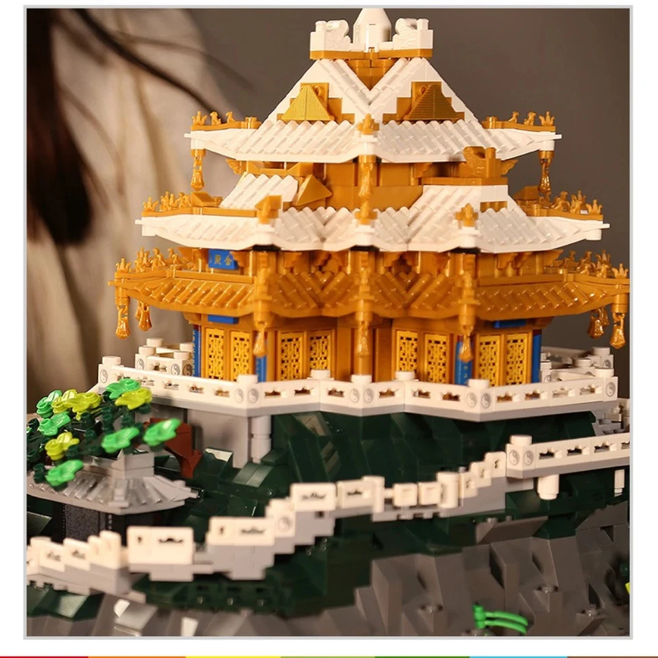 Famous Luoyang Laojun Palace Building Blocks Set Mountain Royal Temple 1692pcs - Image 3 of 4