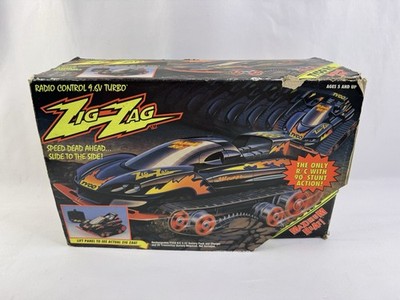 Rare Vintage TYCO 49MHz Zig Zag Maximum Heat 9.6v RC Parts or Repair With Box!