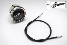 48mm Tacho Set 80km/h für Simson S50 S51 KR51 Schwalbe SR4 Spatz Star Sperber