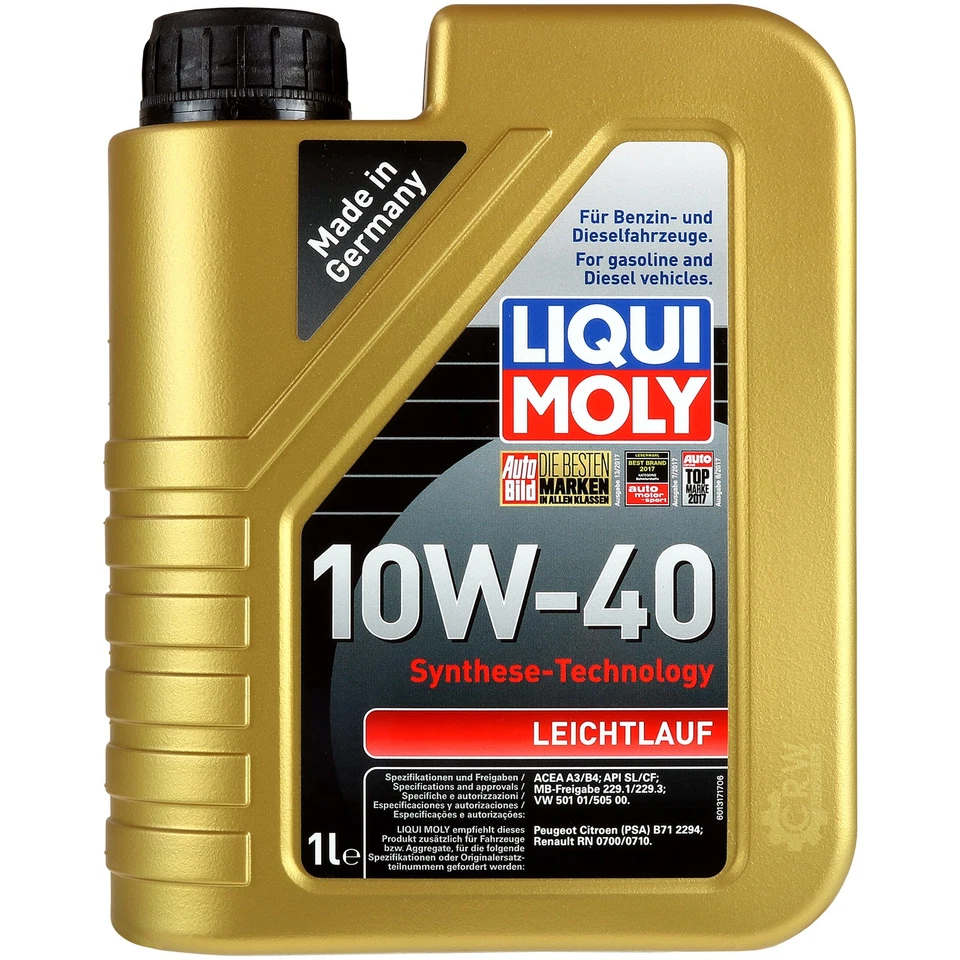 KIT INSPECTION FILTRE HUILE LIQUI MOLY 7L 10W-40 pour RENAULT MEGANE SCENIC JA0/1_ - Photo 3/4