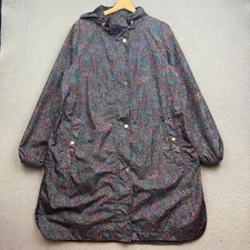 JOULES Raincoat UK 14 WAYBRIDGE Waterproof Dots Leopard Floral Packable AOP
