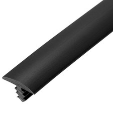 t Rubber Trim Molding, 23/32 Inch x 20 ft Edge Banding Trims, Black