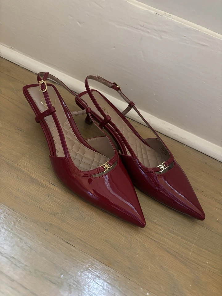 Sam Edelman Toni Slingback rojo 8 usado una vez Foto 2 de 3