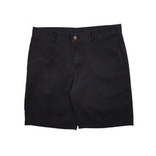 DICKIES Black Chino Cotton Shorts Mens W32