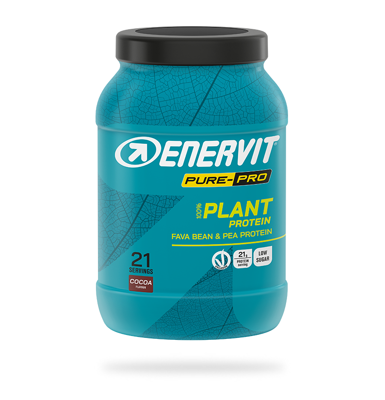 Enervit Pure-Pro Plant Protein Gusto Cacao 630 gr - Integratore per gli sportivi - Immagine 2