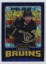 2024-25 O-Pee-Chee Platinum Retro Blue Luster 66/100 Pavel Zacha #R7 1b80