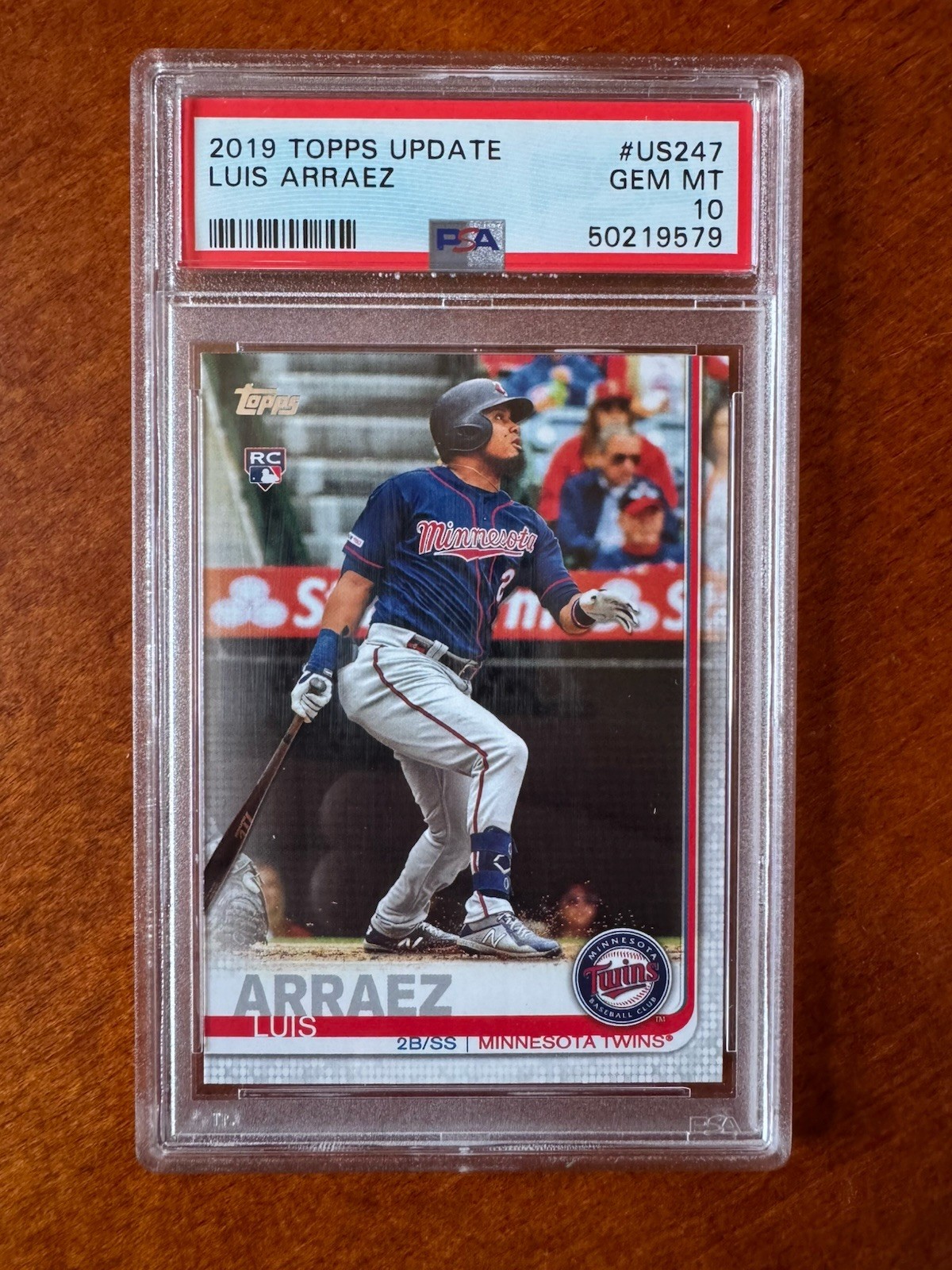 2019 Topps Chrome Update Target Luis Arraez #45 PSA 10 GEM MT Rookie RC