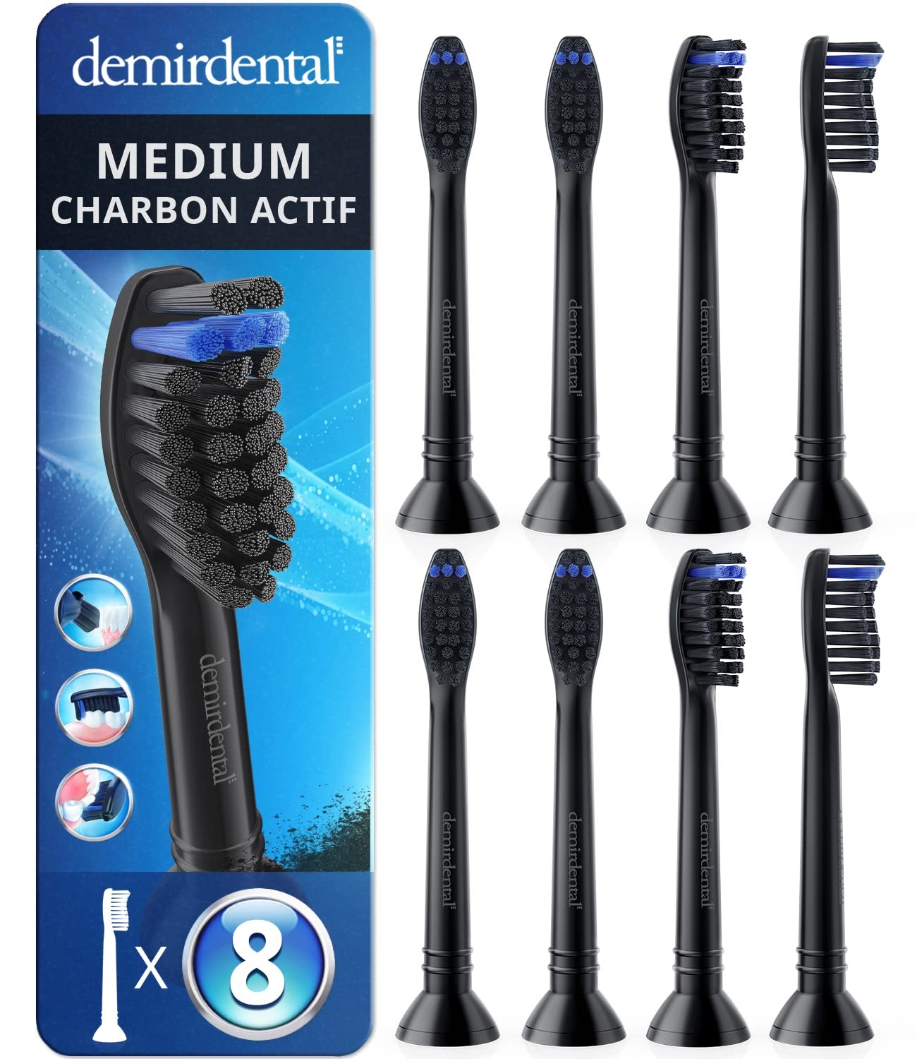Têtes de brosse de rechange compatibles Philips Sonicare brossettes recharge
