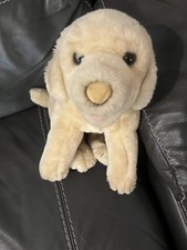 Vintage Kids Preferred Yellow Lab Labrador Retriever Medium Plush Puppy 17  