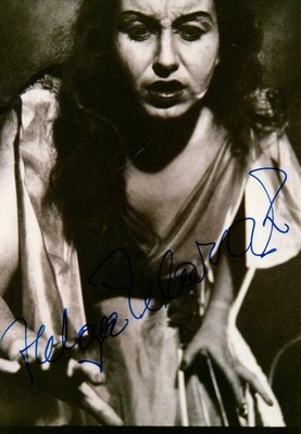 Opera: HELGA PILARCZYK; original autograph on a photo