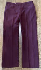 Jaymar Sansabelt 38 x 30 Leisure Disco Golf Slacks Pants Maroon Red Vintage 70s