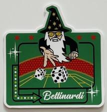 Extremely Rare Bettinardi Vegas Shooter Wizard Tour Limited NEW Sticker Decal