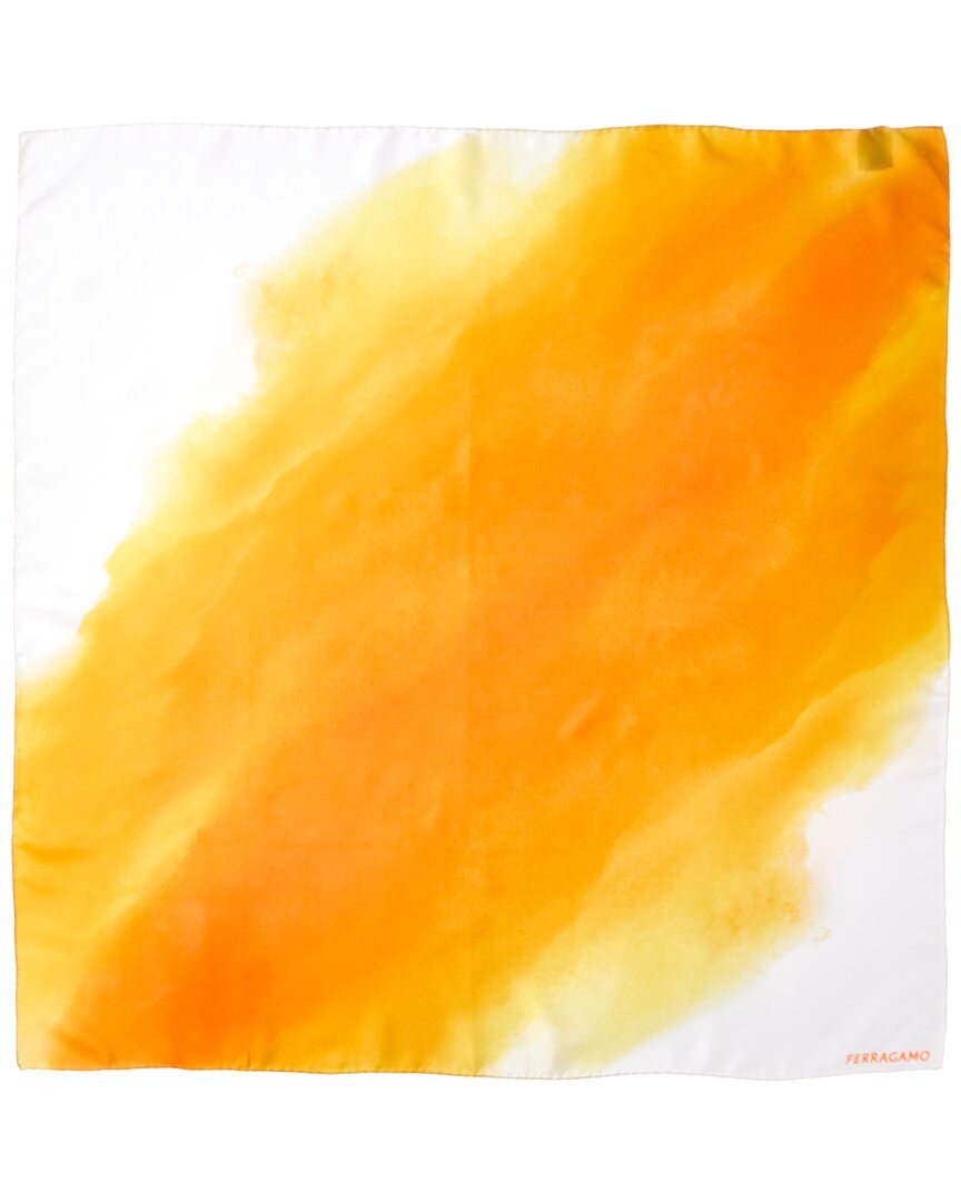 Женский шелковый шарф Ferragamo 38290₽