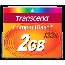 TRANSCEND TS2GCF133 2GB CompactFlash Card 133x Speed Flash Memory Media Card