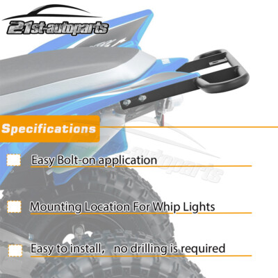 Heavy Duty Steel Rear Wide Grab Bar Bumper Carrier For Yamaha