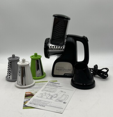 Presto Professional Salad Shooter Model 02970 Electric Slicer Shredder