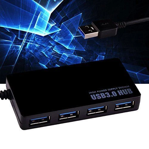 Expansor USB 3.0 HUB Supervelocidad 4 Puertos USB con Cable para PC Laptop Macbook AU - Imagen 5 de 6