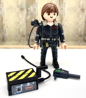 Playmobil Ghostbusters Peter Venkman Figure w/ Proton Pack