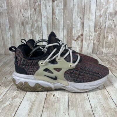 Nike React Presto Flyknit Multi Black Athletic Shoes CN1709-001 Mens Size US 10