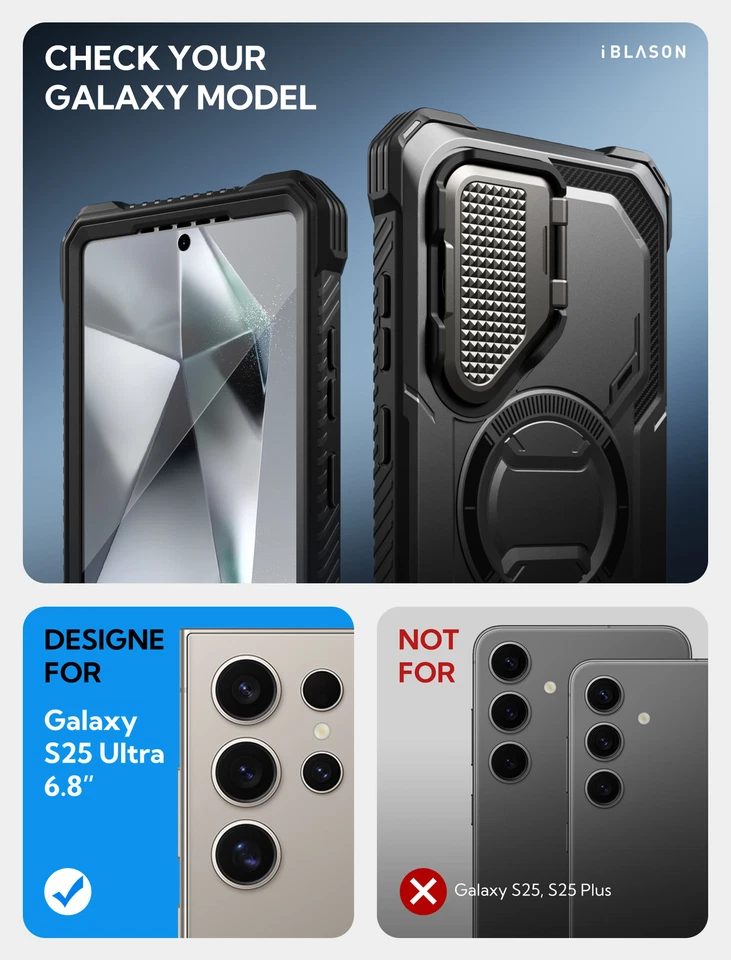 适用于三星 Galaxy S25 Ultra 2025 i-Blason Armorbox 双层外壳 相机保护套 — 第 2/4 张图片