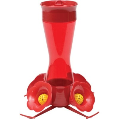 (3)-Perky-Pet 8 Oz. Plastic Outdoor Hummingbird Feeder.   Model: 403CP