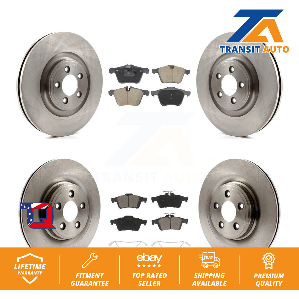 [Front+Rear] Disc Brake Rotors And Ceramic Pads Kit For Jaguar XF XJ XKR XK eBay
