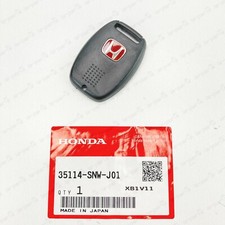 New Genuine For Honda Civic Fd2 Type R Red H Key Cover 35114-snw-j01 Oem Jdm