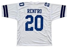 Mel Renfro Signed Autographed White Jersey Fiterman Sports Authenticated
