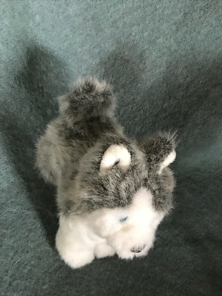Peluche de pimienta American Girl blanco y negro HUSKY DOG ligeramente usado - Foto 2 de 4
