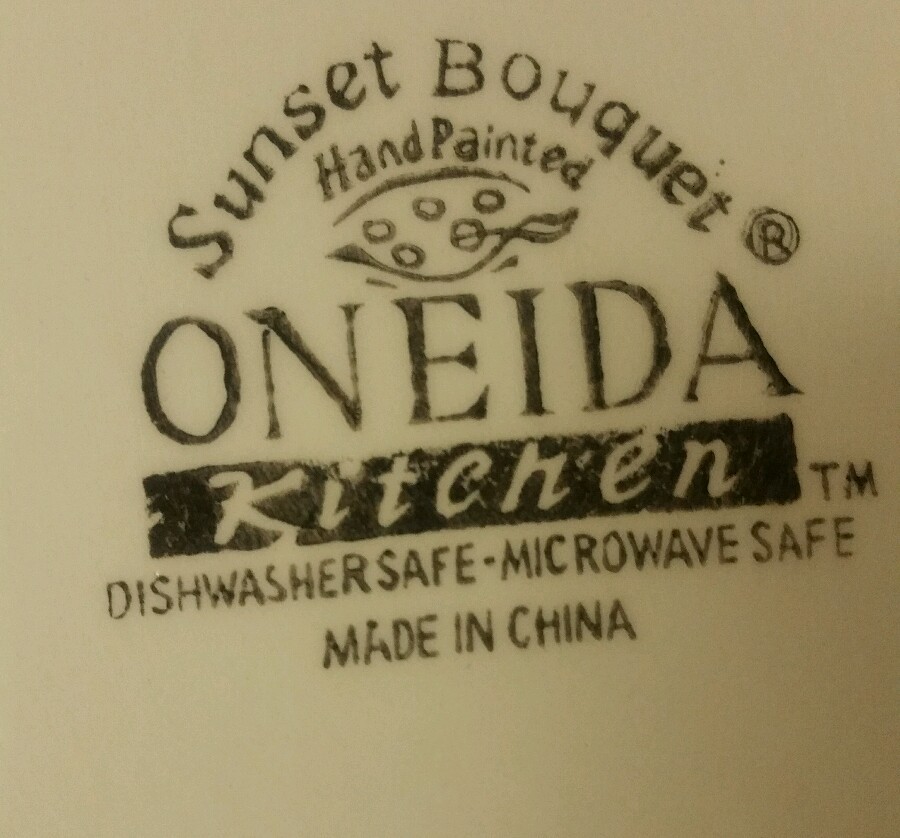 Oneida Sunset Bouquet Dinner Plate eBay