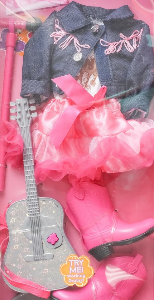 My Life As Country Pop Star Clothes Fits American Girl 18" Tutu Bandana Boots - Image 3 of 4