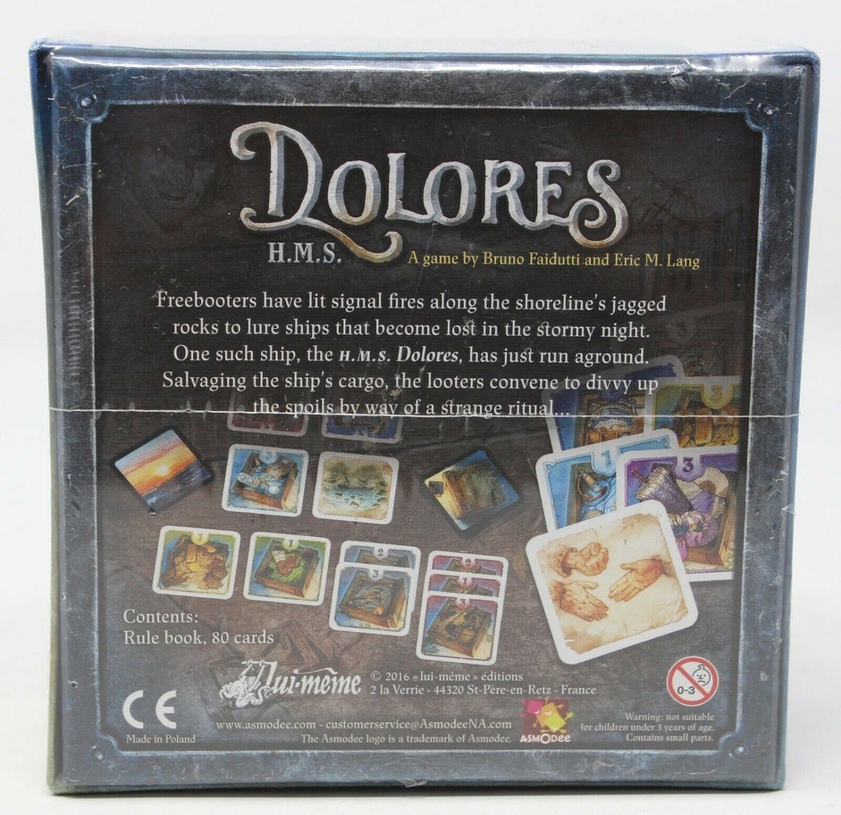 Asmodee Lui-Meme Dolores Card Game By Bruno Faidutti Eric