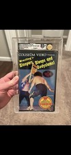 WWF VHS Wrestling’s Bloopers Bleeps And Bodyslams Brand New Sealed VGA Graded