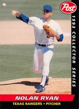NOLAN RYAN #20of30 1993 MLBPA POST BASEBALL