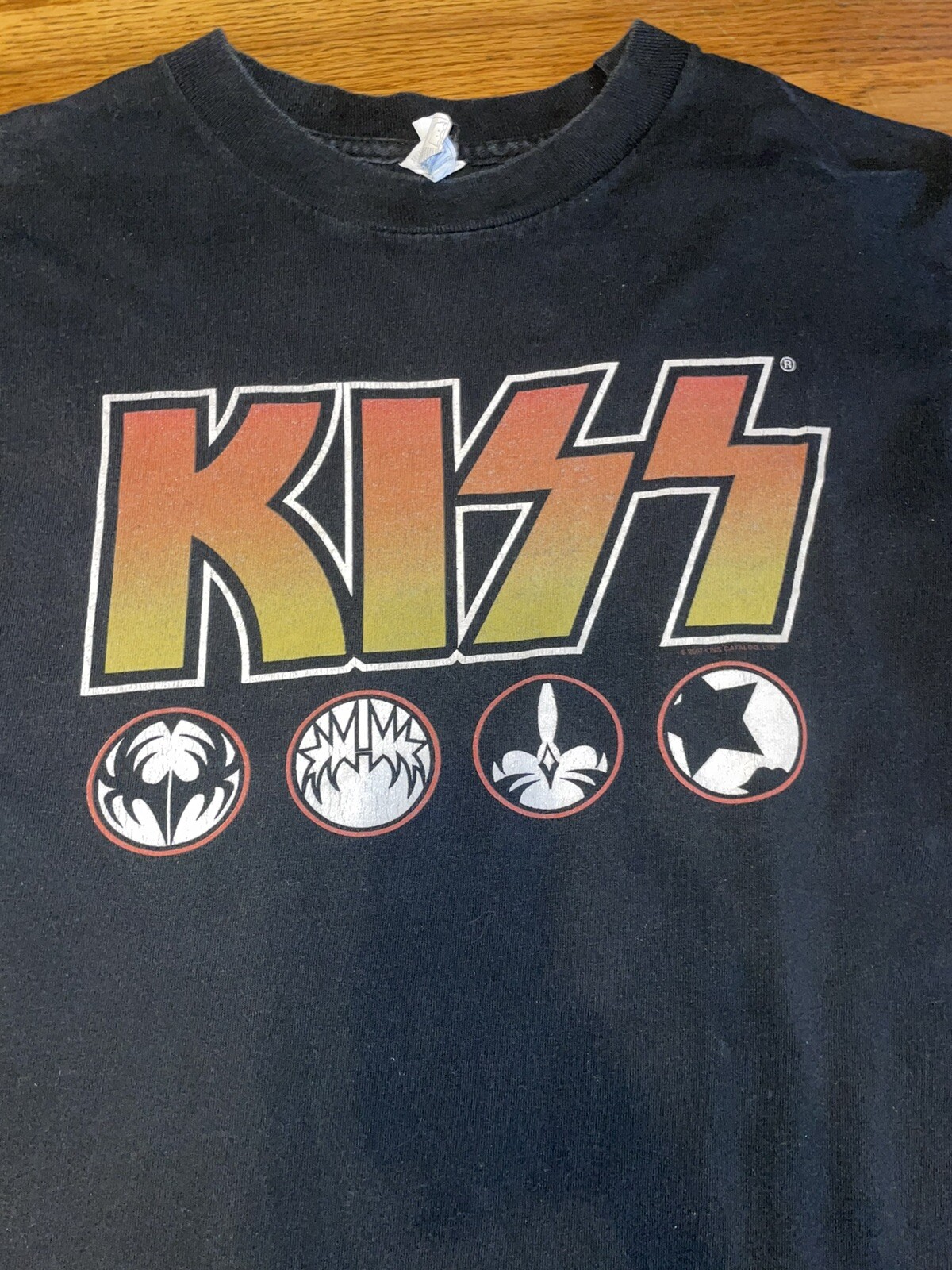 Vintage & Rare! Kiss Band T Shirt Size Small Gem