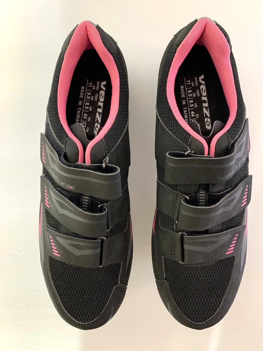Venzo Chaussures de cyclisme pour homme - 3 sangles - Compatible avec