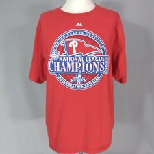 Philadelphia Phillies shirt Men's XL extra large red short-sleeve World Series