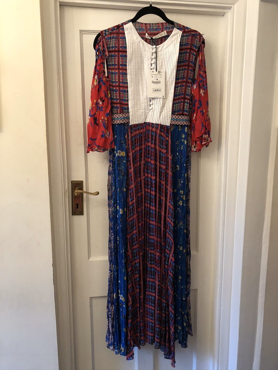 Womens Dresses Zara Check Midi Dress Editor-Loved Looks From