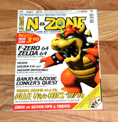 1997 Nintendo 64 Magazine Mario Kart Banjo-Kazooie Extreme-G