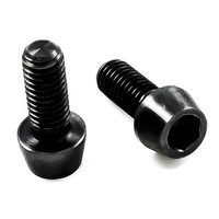 Titan Schraube M6 X 15Mm - Innensechskant Konischer Kopf - Schwarz