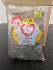 1998 McDonalds Happy Meal Toy TY Teenie Beanie Babies 10 ZIP THE CAT Plush