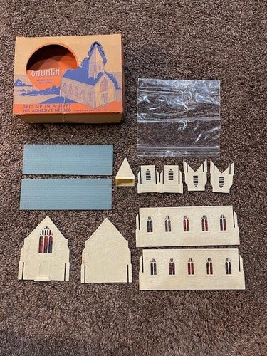 Vintage Skyline Plastics Manufacturing #K5 - Church *Complete *With box