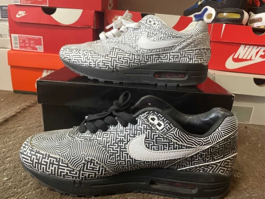 Nike Air Max 1 OA YT Tokyo Maze US Size 9.5 CI1505-001 With Box Used