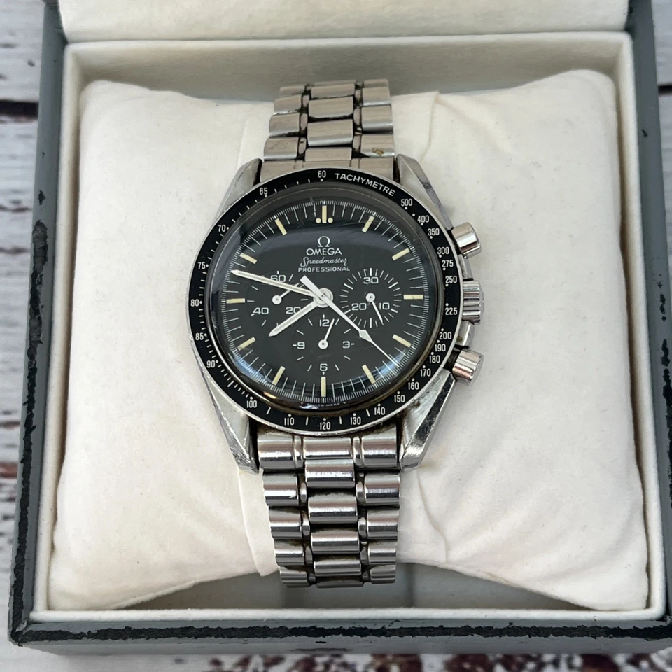 Omega Speedmaster Professional Moonwatch With Case Vintage Working Watch - Image 2 of 4