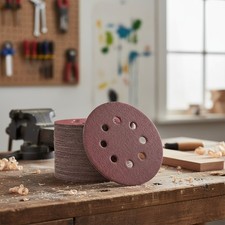 Mixed Grit Sandpaper Discs - 52 Pack, 5 Inch with 8 Holes for Orbital Sanders 0.37 per gallon
