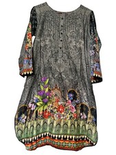 New Pakistani Shalwar Kameez Stitched 3 Piece Size: S Free Shipping